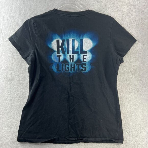 Luke Bryan‎ Shirt Womens Large Kill The Lights Graphic Concert Band Tee - Picture 3 of 8